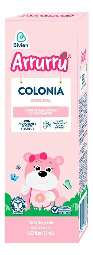 Colonia Para Bebés Arrurrú 60ml
