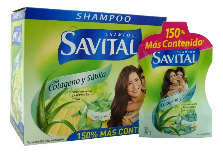 Shampoo Savital Colágeno & Sabi - mL a $44