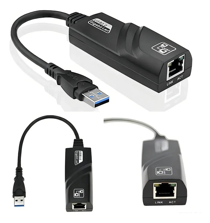 Adaptador Ethernet Usb 3.0 P/ Red Rj45 Lan Usb