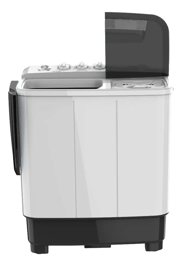 Lavadora Doble Tina 7kg-5kg Centrifugado Blanca Midea Blanco