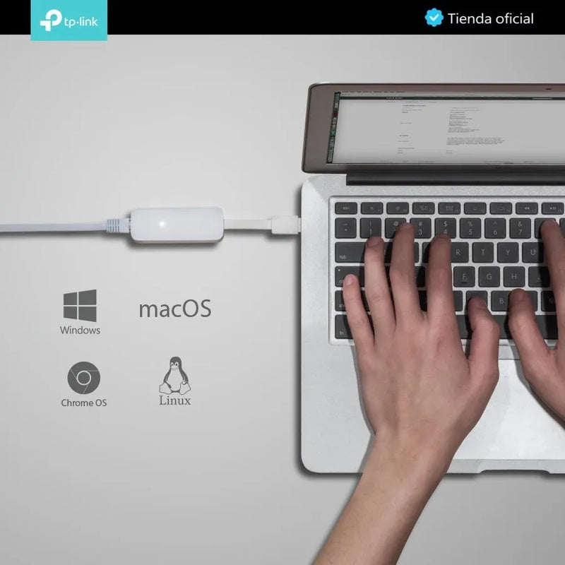 Tp-link, Adaptador De Red Usb 3.0 A Ethernet Gigabit, Ue300