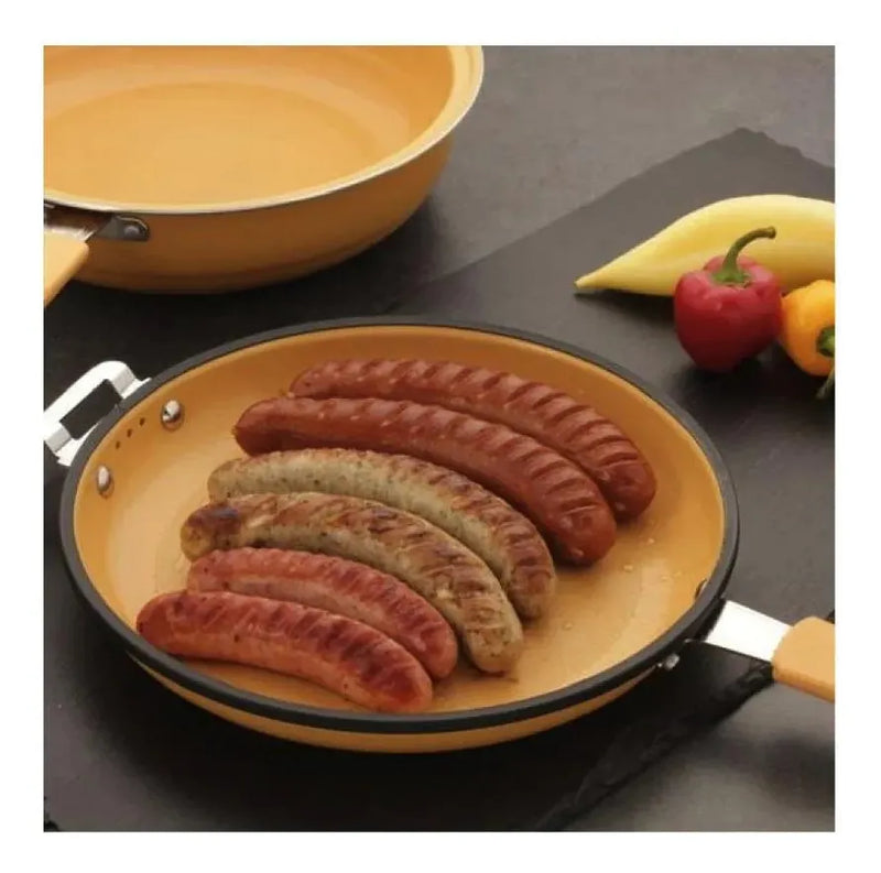 Sarten Doble Cara Antiadherente Grill Accesorio Cocina Hogar Diseño