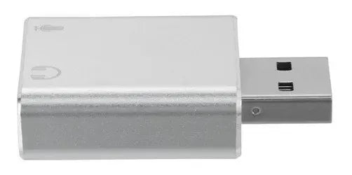 Adaptador Tarjeta De Sonido Usb 7.1 Virtual Premium Externa