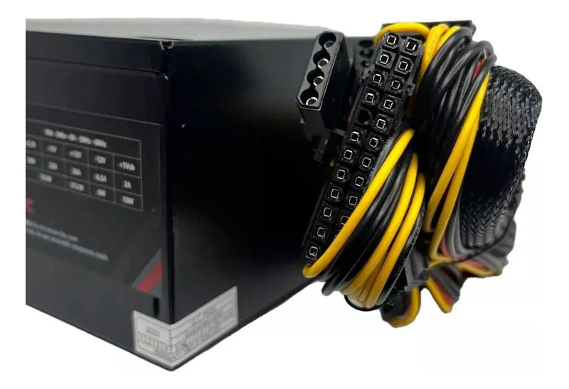 Fuente Poder Real Iceberg 500 Ls Cable Pcie 500-ls Atx Color