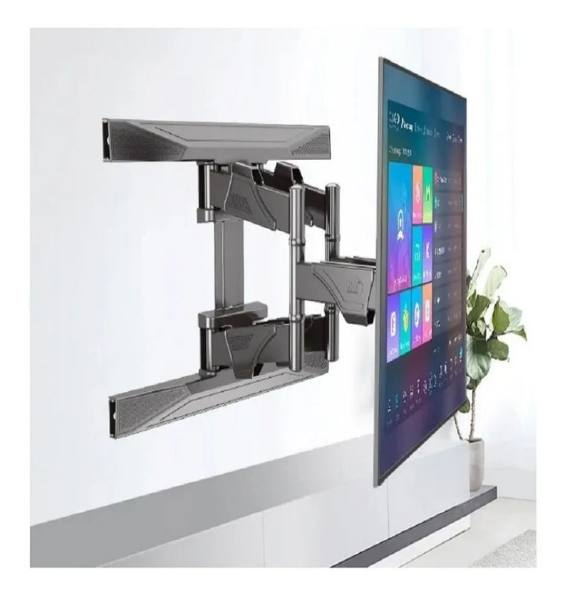 Soporte Para Tv Móvil 40 A 80 Color Negro
