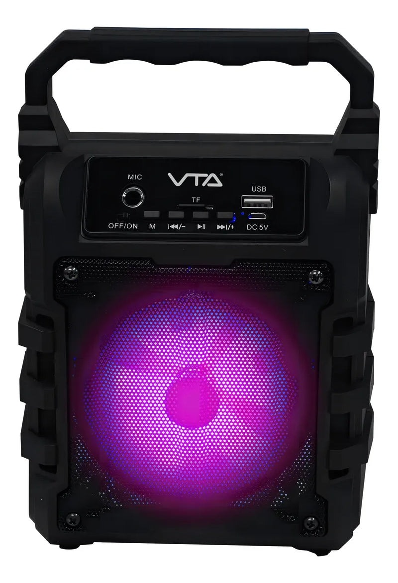 Parlante Vta 6w Mini Portable Color Negro