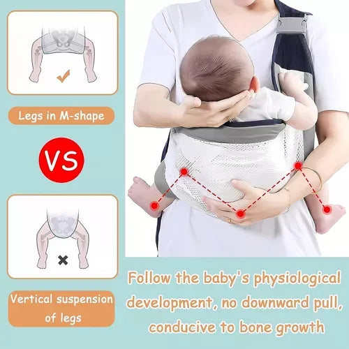 Cargador Fular Soporte Porta Bebes Transpirable Ajustable Agua