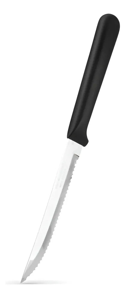 Cuchillo Filetero Sierra Acero Inoxidable - Tramontina Color Negro