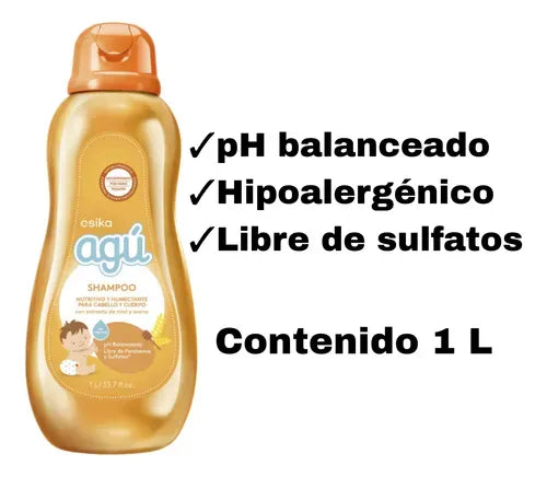 Shampoo Agu Miel Y Avena Esika