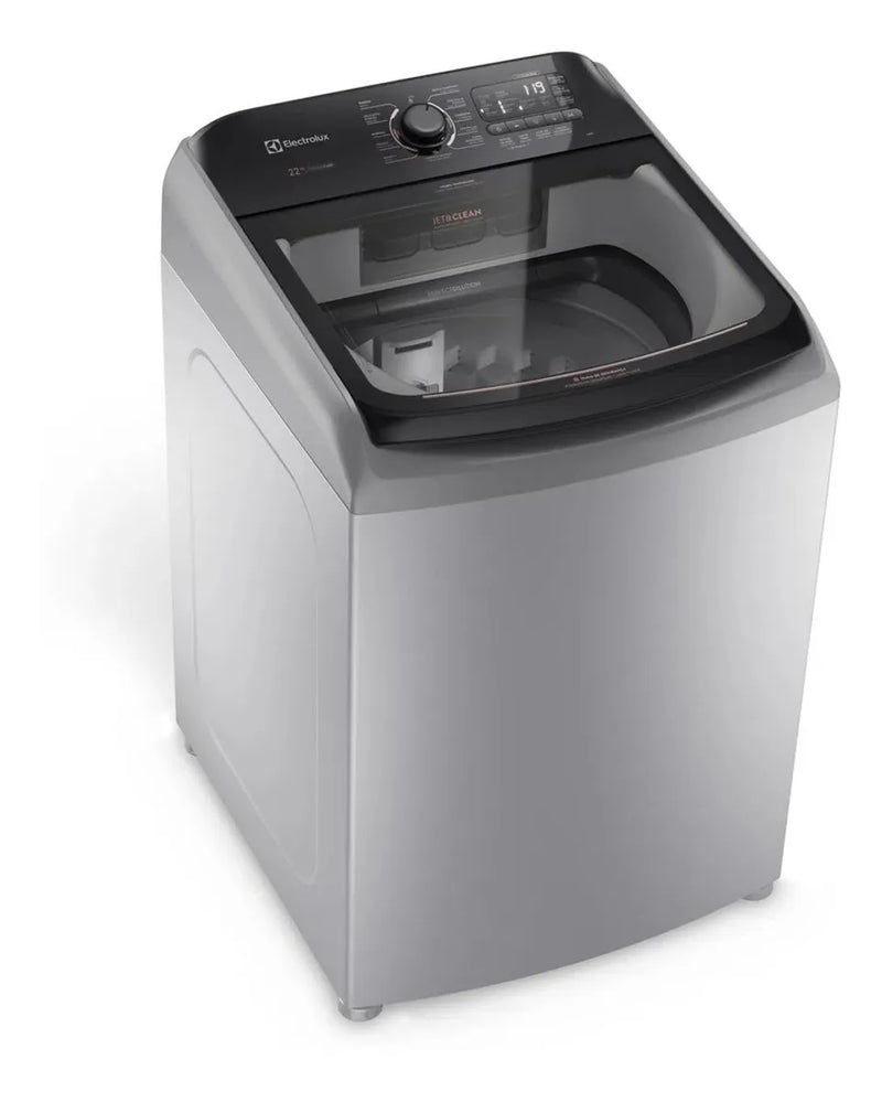 Lavadora Superior Perfect Care Ls21i 21kg Silver Electrolux Gris