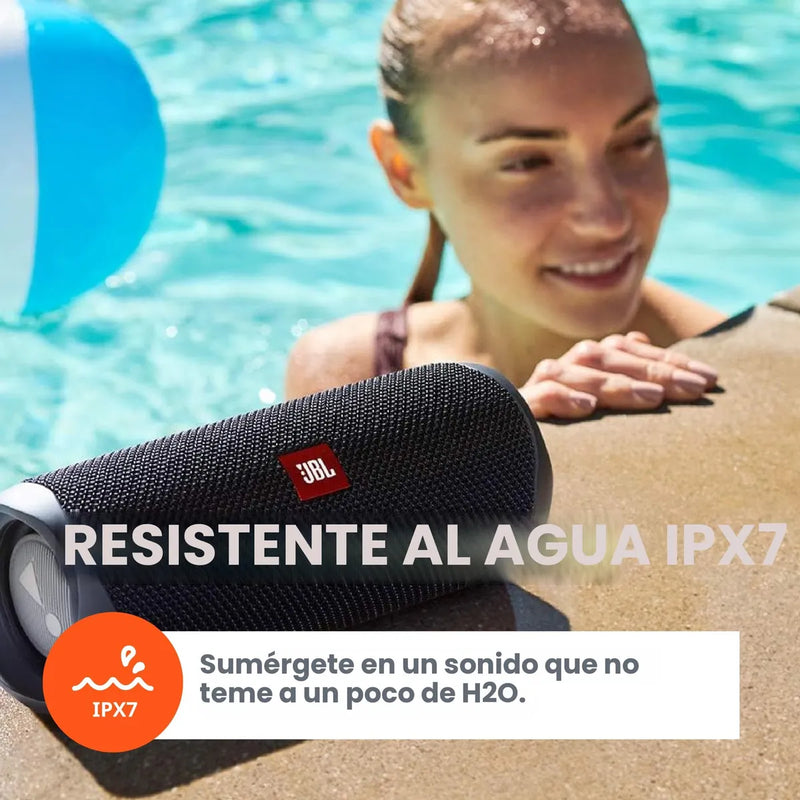 Altavoz Bluetooth A Prueba De Agua Portátil Pequeño Negro
