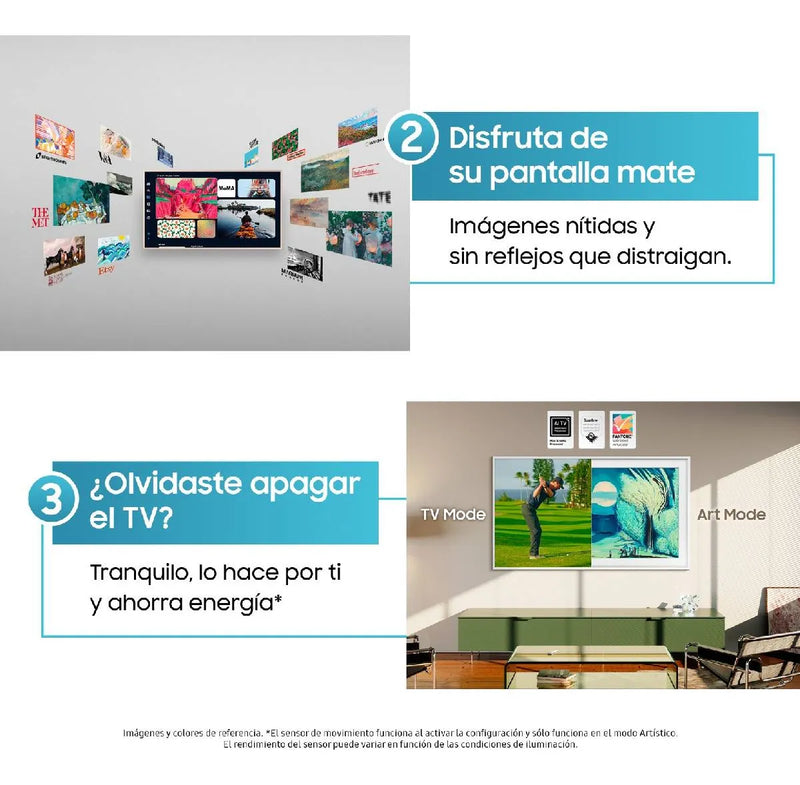 Tv Samsung Frame 55 Qled + Parlante Smart Music + Marco