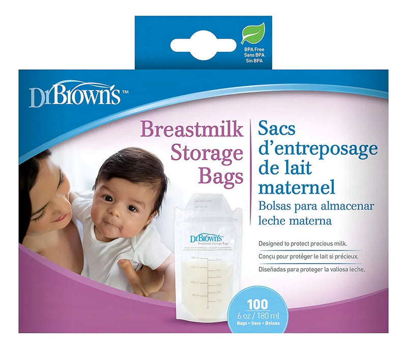 Dr Brown's 100 Bolsas Para Almacenar Leche Materna