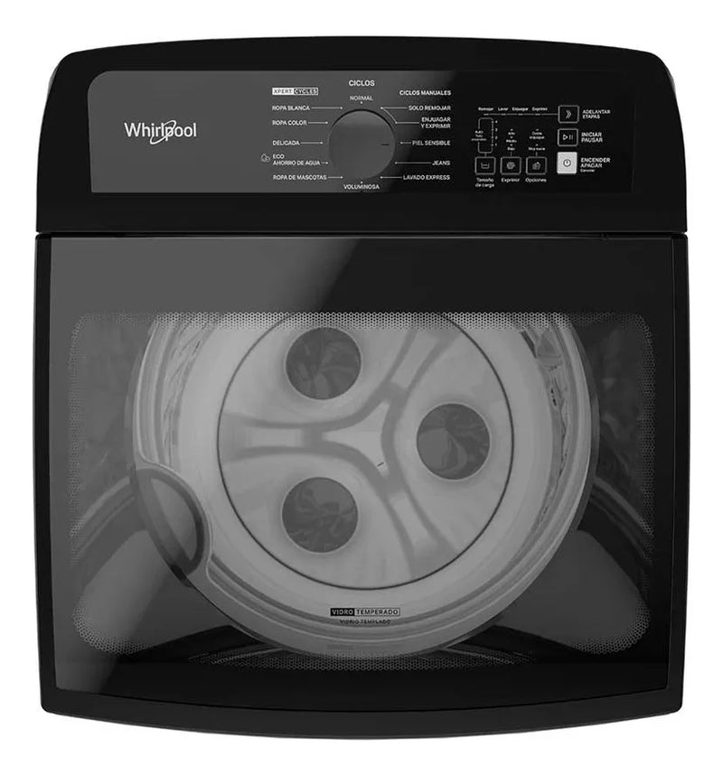 Lavadora Xpert Eco Carga Superior 19 Kgs Impeller Negro