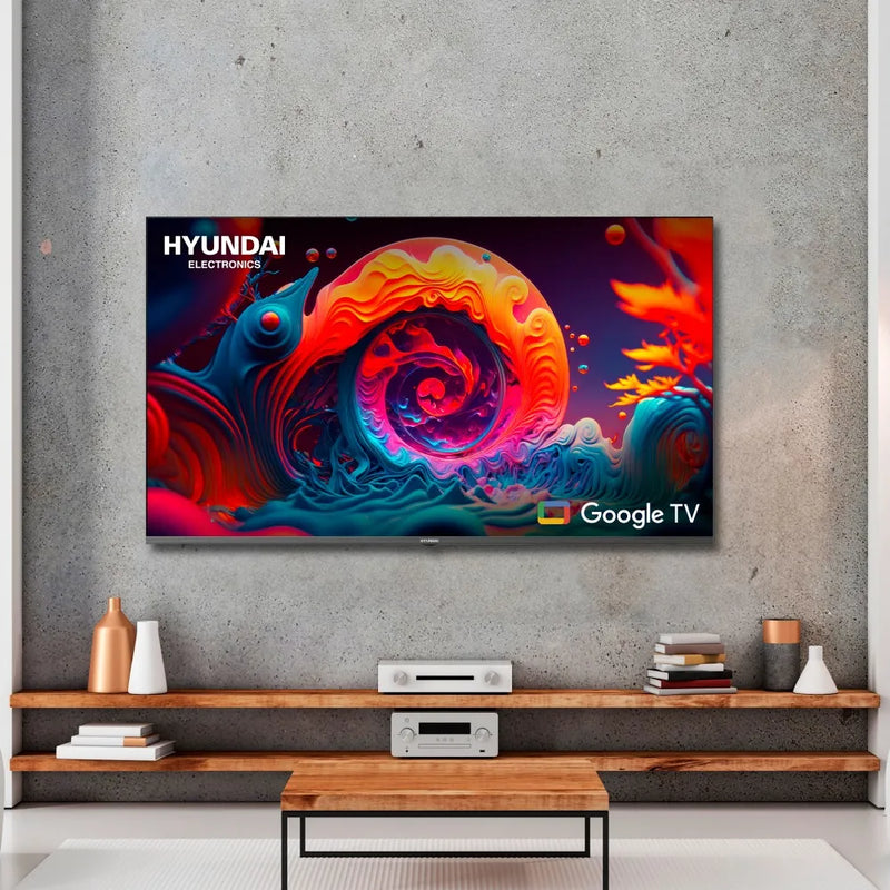 Televisor Hyundai 50 Pulgadas Smart Tv Qled 4k Google Tv