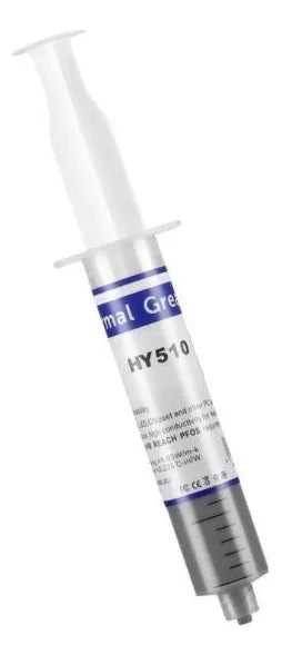 Pasta Termica Refrigerante Disipadora Hy510 Jeringa 10gr Led Gris