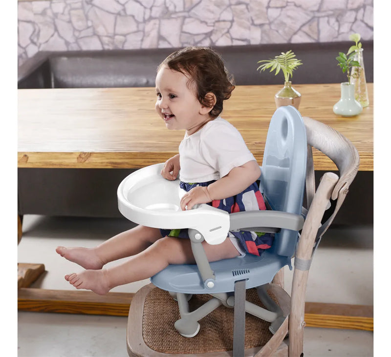 Silla Comedor Peanuts Multikids Baby Bb107, Color Azul