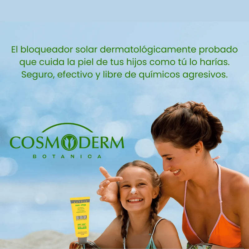 Bloqueador Solar Piel Sensible Spf +100 Bbr Cosmoderm