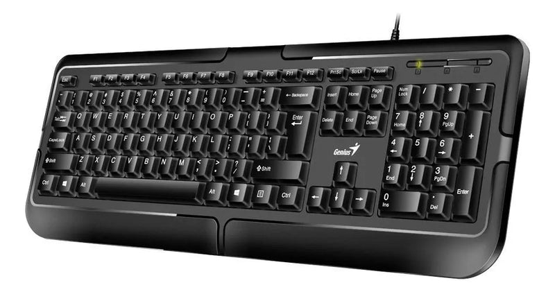 Teclado de una mano Genius QWERTY español color negro