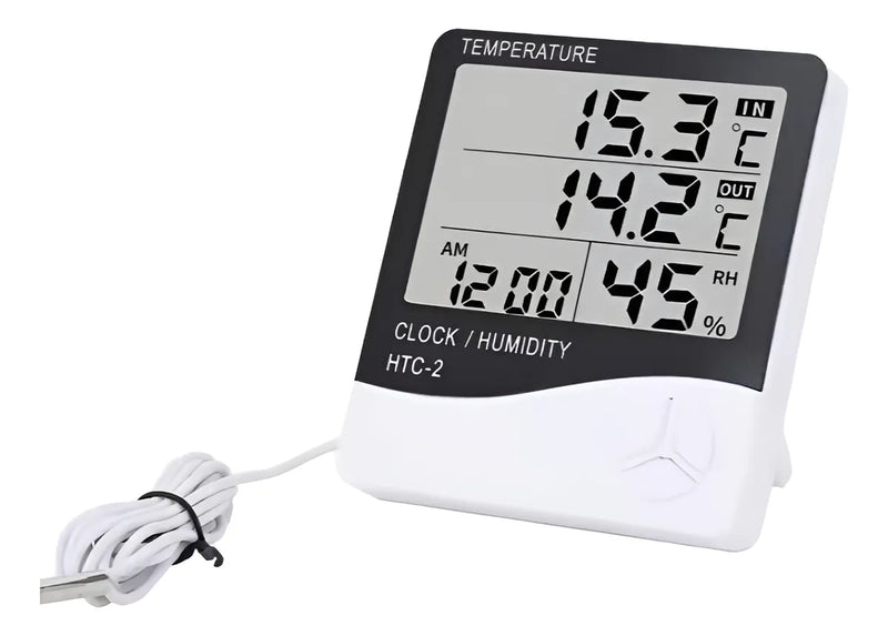 Htc2. Termohigrometro Digital Sonda Temp , Humedad, L