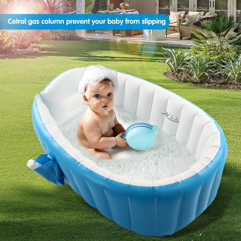 Banera Inflable Para Bebe, Portatil Para Bebe, Banera De Via