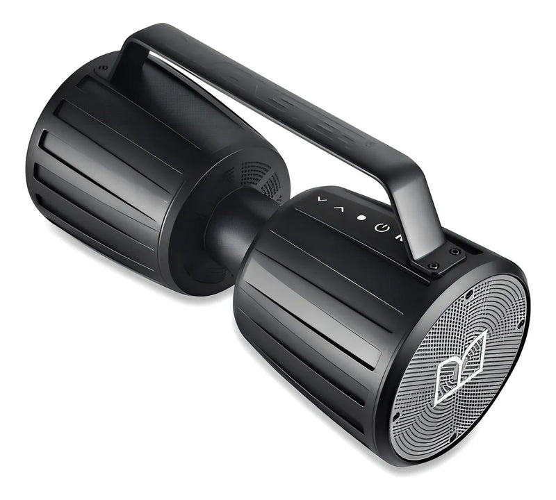 Parlante Monster EZ-Play Solara portátil con bluetooth waterproof negra