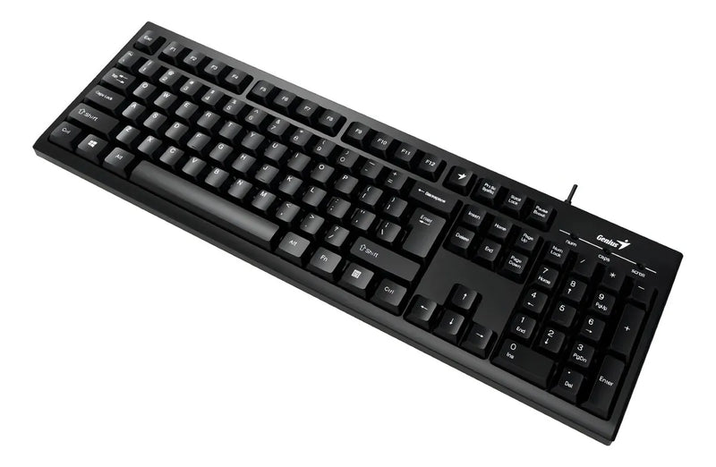 Teclado Genius QWERTY español color negro