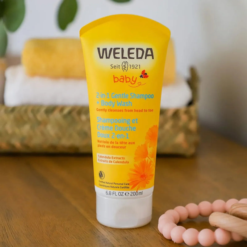 Weleda Calendula Baby Shampoo And Body Wash, 6.8 Onzas