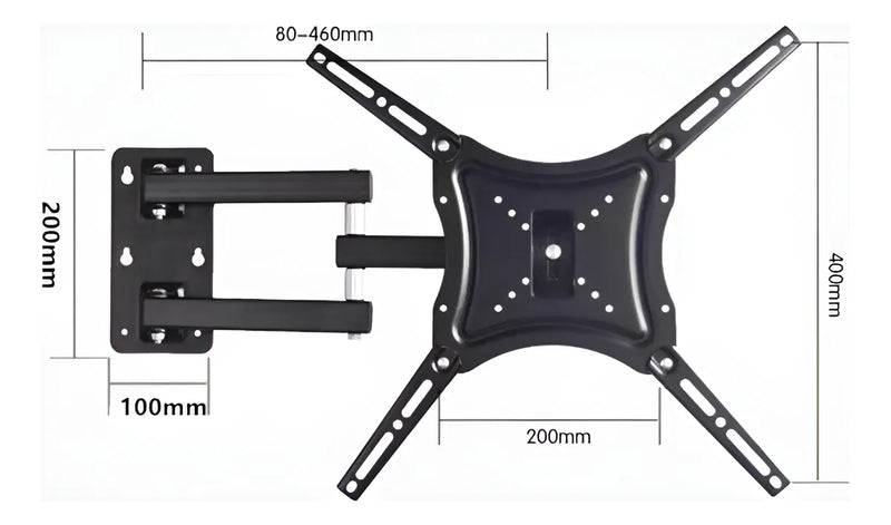 Soporte Tv 14 A 42 Pulgadas Brazo Extensible Articulado Tcs