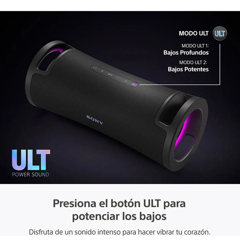Parlante Bafle Portátil Inalámbrico Ult Field 7 - Srs-ult70 Color Negro 110V/220V