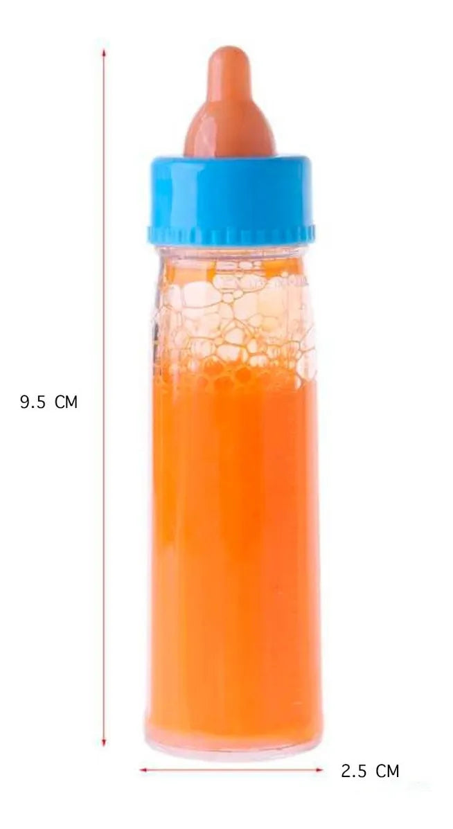 Juguete Biberon Magico 2 En 1 Leche Desaparece Bibi Muñeca C 2 En 1 (rosa Y Azul)