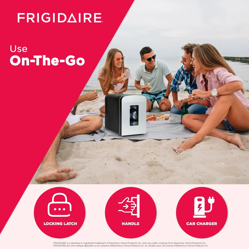 Mini Refrigerador Portátil 5l 9 Latas Acero Inoxidable Cepil