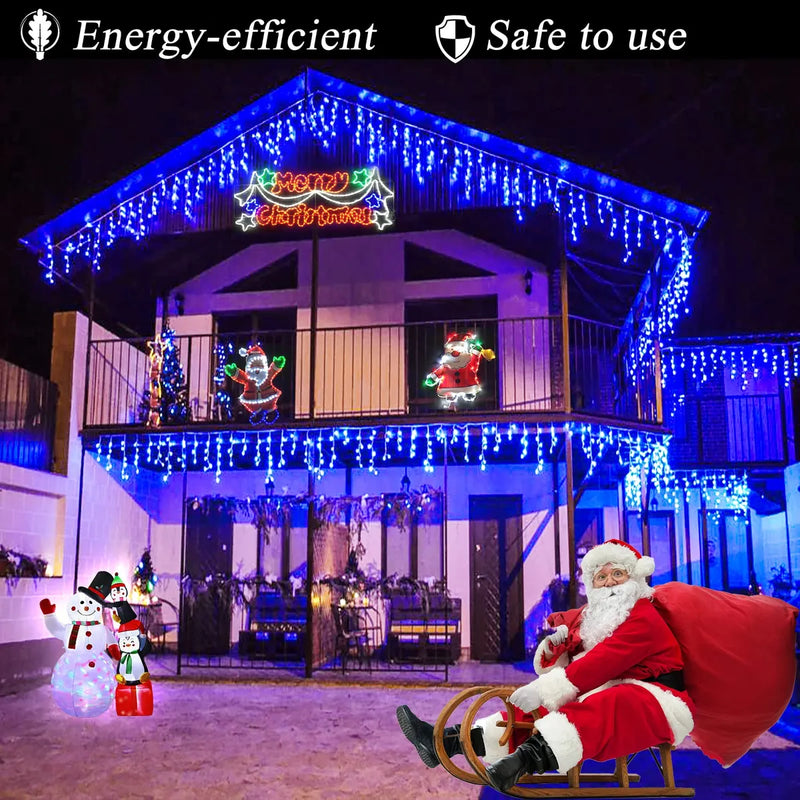 Luces Led Navidenas Brillantes Para Patio