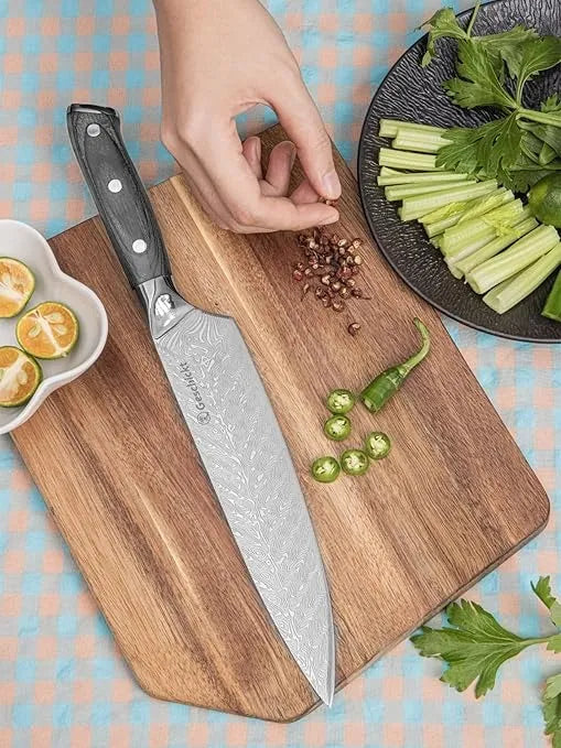 Cuchillo De Cocina Geschickt Chef 1 Unidad Plateado