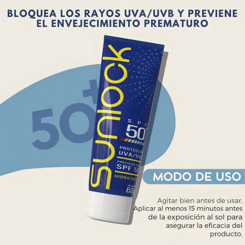 Bloqueador Solar Corporal Diario Piel Sensible Playa Spf 50