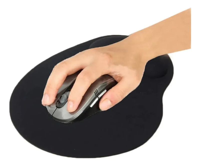 Pad Mouse En Gel Ergonómico Negro