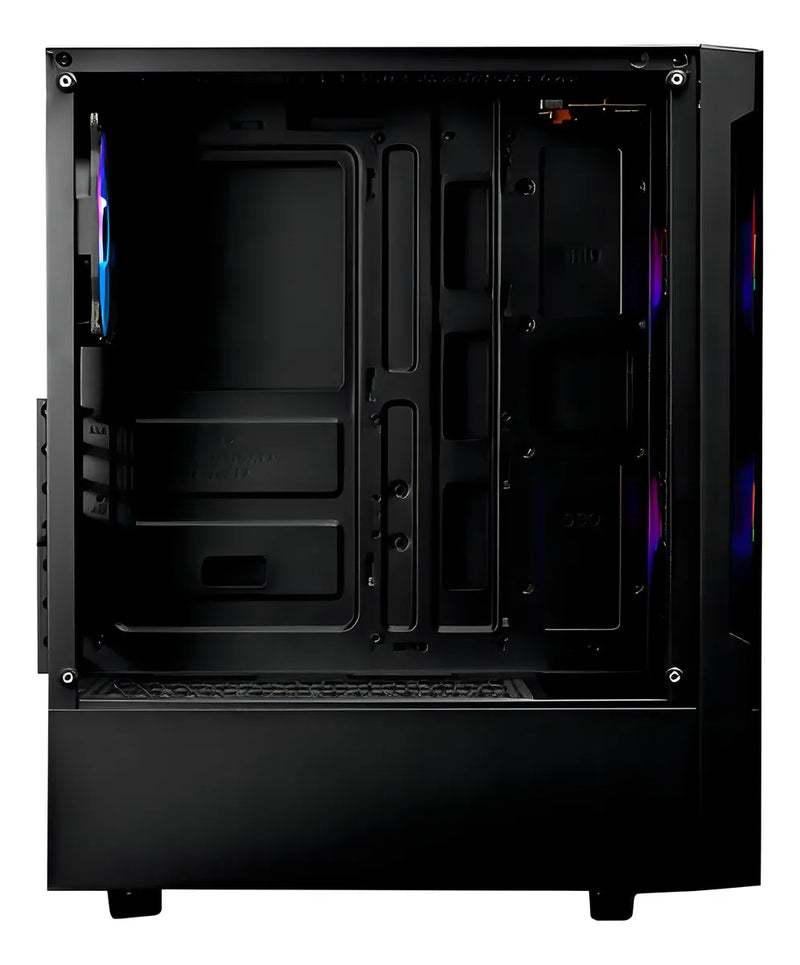 Gabinete Gamdias Talos E3 Argb Cristal Templado Midtower Atx Color Negro
