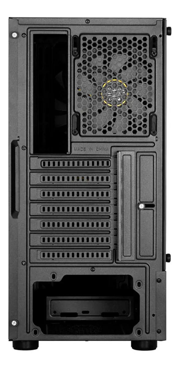 Gabinete Gamdias Talos E3 Mesh Mid Tower Rgb Vidrio Templado Color Negro