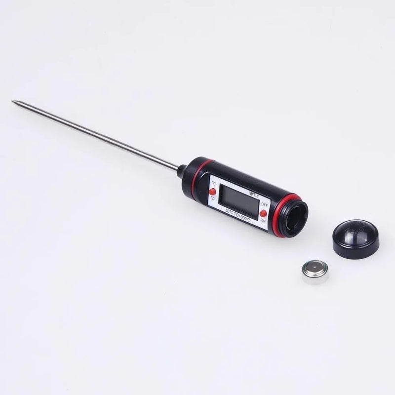 Termometro Digital De Cocina Punzon Sonda Temperatura Comida Negro