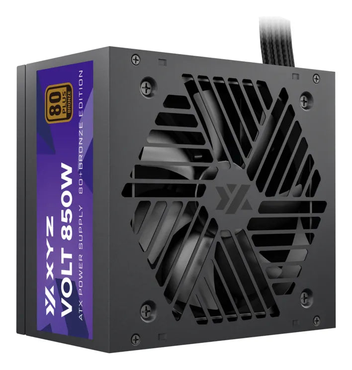 Fuente De Poder Certificada Xyz Volt 850w 80+ Bronce Negro