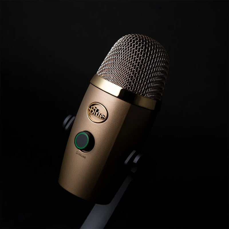 Micrófono Blue Yeti Nano Condensador Omnidireccional color shadow greyS