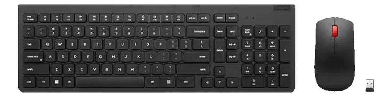 Combo Teclado Y Mouse Lenovo Essential Wireless Gen2 Negro