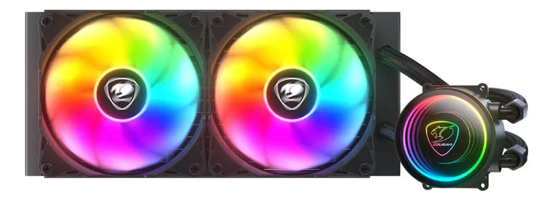 Enfriador de agua Cougar Gaming Poseidon Elite Argb Preto 240 mm