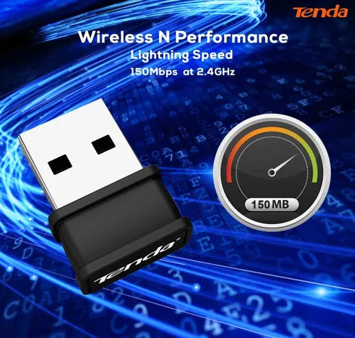 Tarjeta De Red Wifi Mini Usb Tenda W311mi 2.4 Ghz 150 Mbps