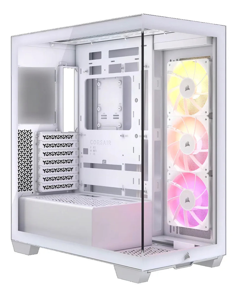 Gabinete Corsair 3500x Argb Mid-tower Atx Icue Link Blanco