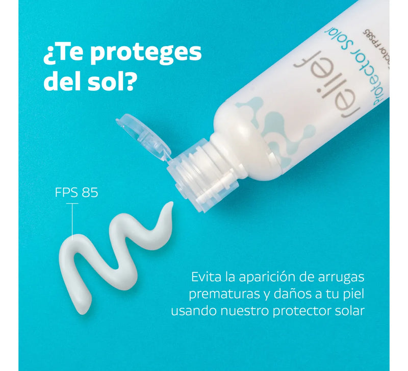 Protector Solar Relief Todo Tipo Piel Rostro Y Cuerpo 60ml