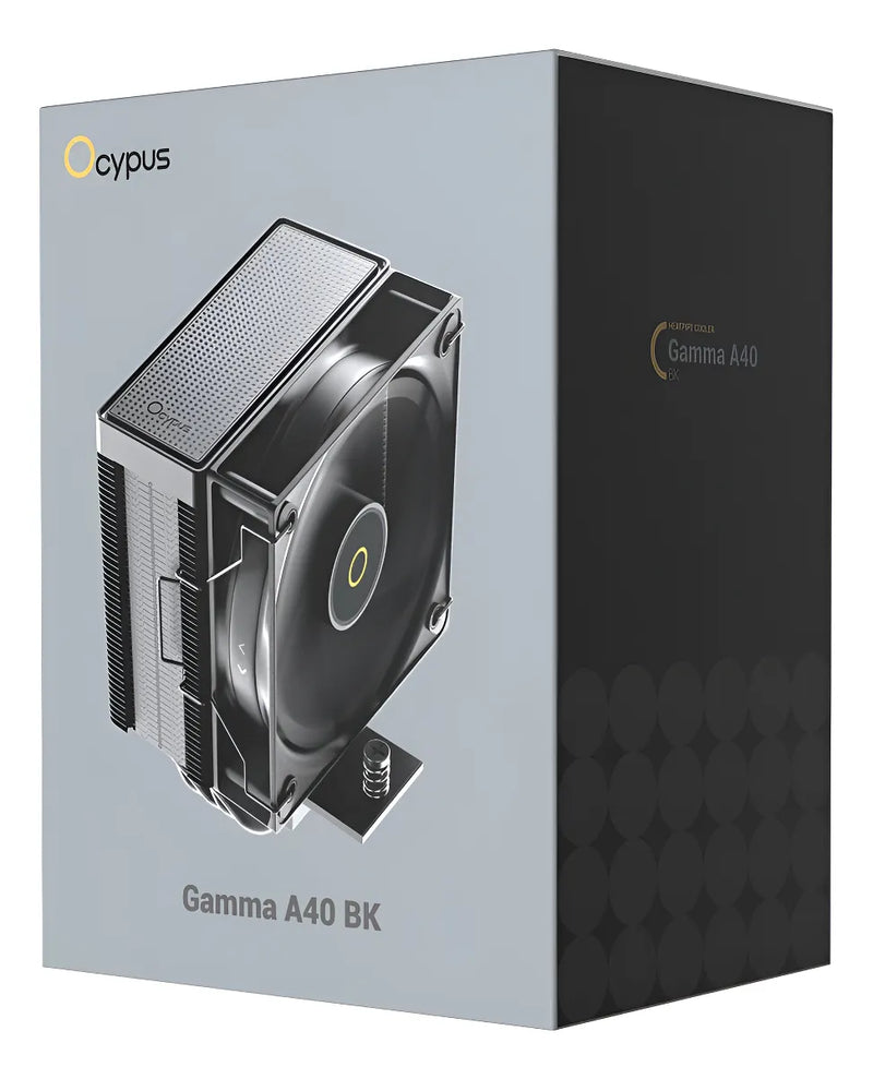 Disipador De Aire Ocypus Gamma A40 En Negro Para Amd Y Intel