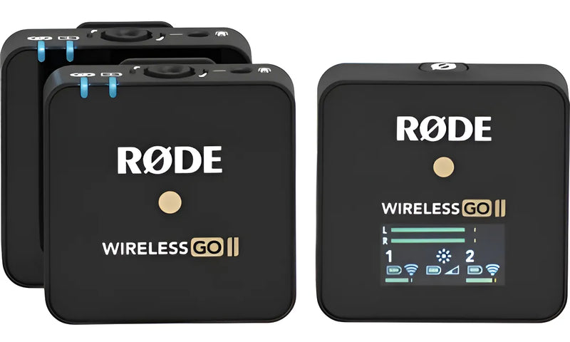 Micrófonos Rode Wireless GO II Condensador Omnidireccional color negroS