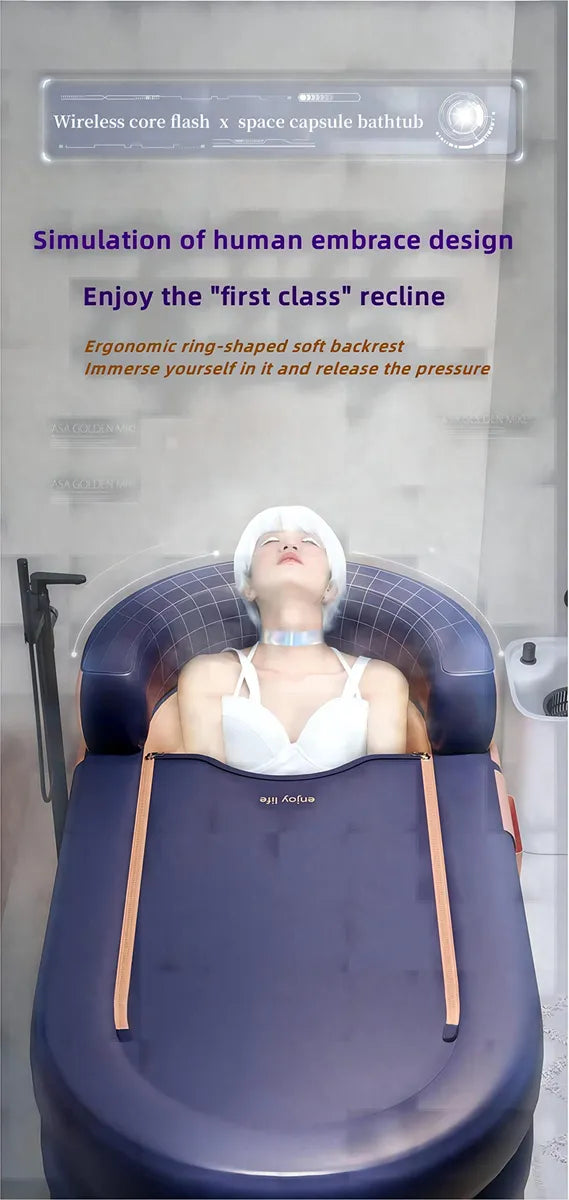 Relaxa Tu Mente Y Cuerpo Con Nuestra Banera Inflable Electri
