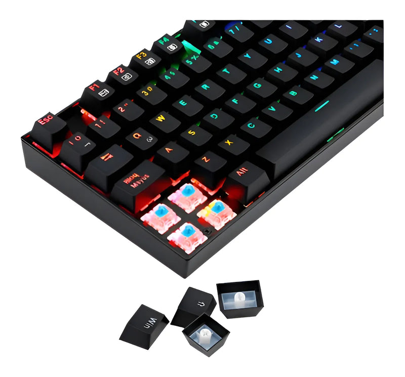Teclado Gamer Mitra K551-rgb Negro Español Alámbrico